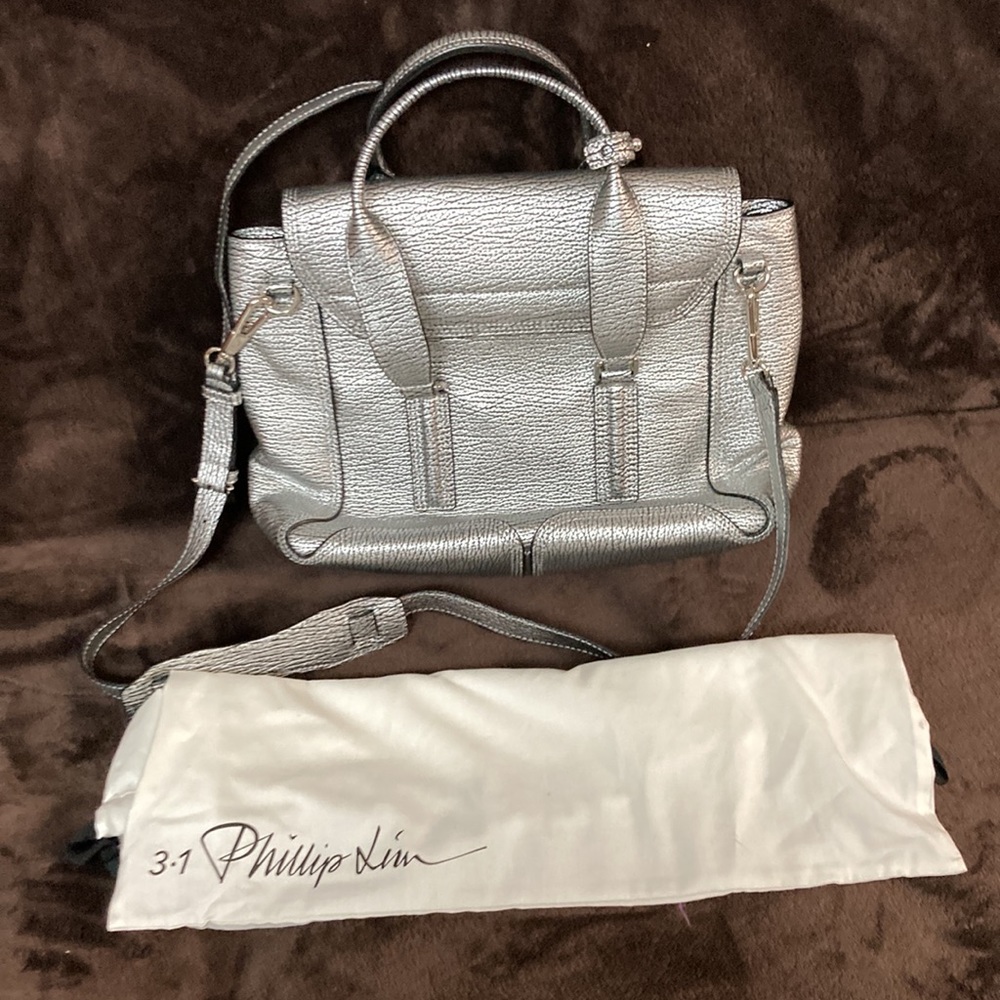 Phillip Lim 3.1 metallic Pashli Medium Satchel - Picture 3 of 4
